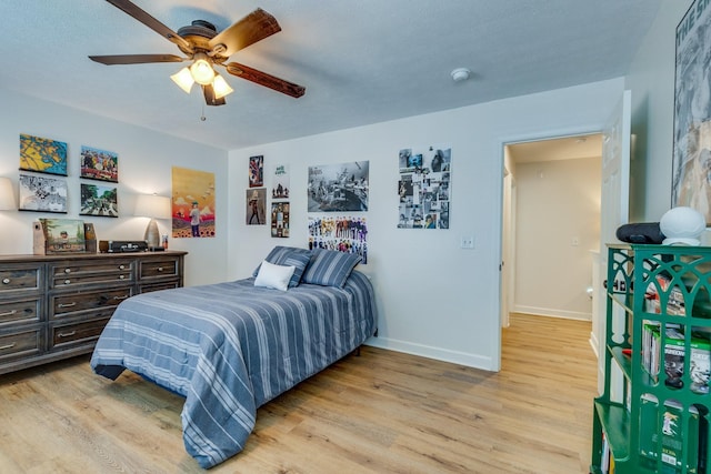 1018 Lowrey Pl, Spring Hill, TN 37174 - bedroom with light wood-type flooring and a ceiling fan