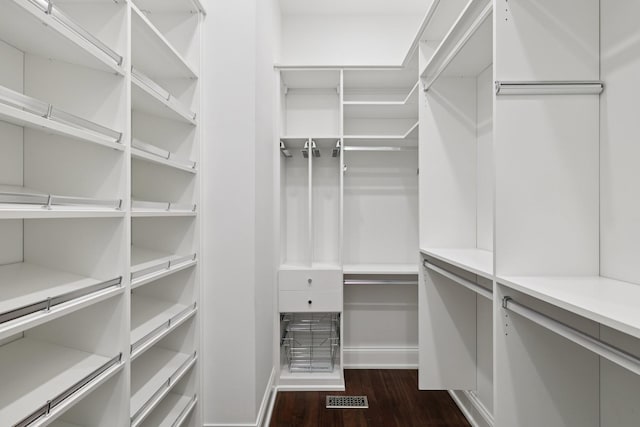 3600 Colewood Dr, Nashville, TN 37215 - walk in closet featuring dark wood-type flooring