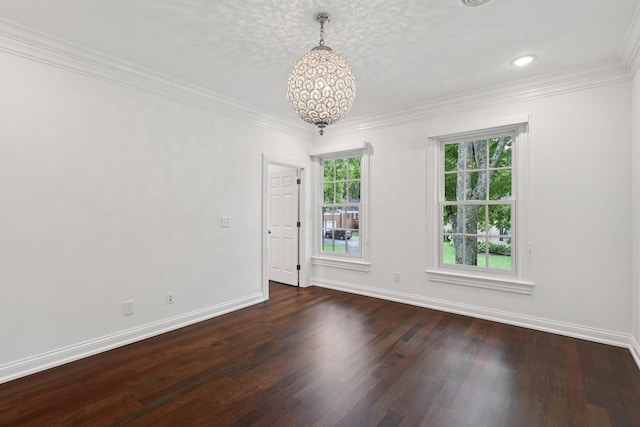 3600 Colewood Dr, Nashville, TN 37215 - unfurnished dining area featuring wood finished floors and crown molding