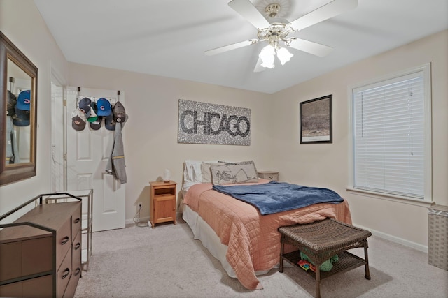 1438 Anita Ct, Murfreesboro, TN 37130 - bedroom with light carpet and ceiling fan