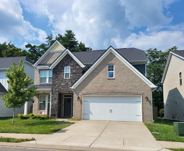 3614 Swanvale Ln, Murfreesboro, TN 37129 - view of front of house with driveway, brick siding, and a garage