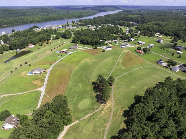 127 Fisherdale Dr, Decaturville, TN 38329 - view of property location with a nearby body of water and a heavily wooded area