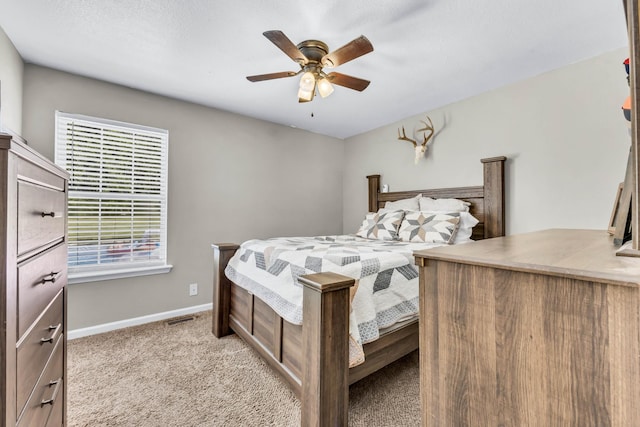 261 Golden Pond Ave, Oak Grove, KY 42262 - bedroom featuring light carpet and ceiling fan