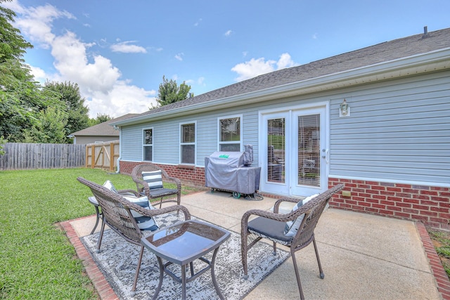 1005 Lark Ct, Spring Hill, TN 37174 - view of patio featuring a grill