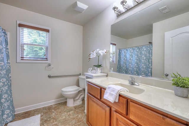 1005 Lark Ct, Spring Hill, TN 37174 - bathroom featuring vanity, healthy amount of natural light, and a shower with shower curtain