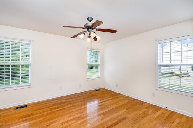 381 Bailey Ln, Pleasant View, TN 37146 - empty room featuring light wood finished floors and a ceiling fan