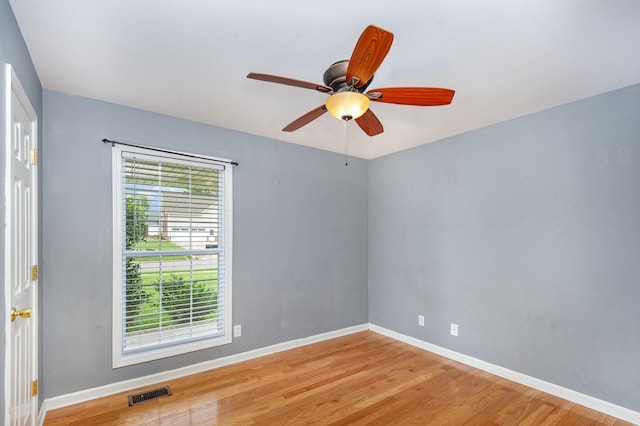 381 Bailey Ln, Pleasant View, TN 37146 - unfurnished room featuring wood finished floors and ceiling fan
