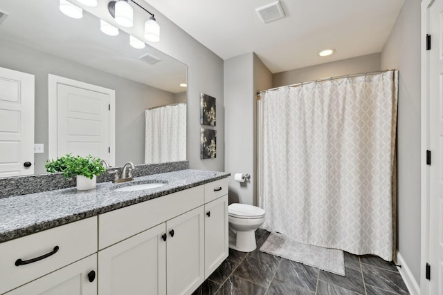 4376 Pretoria Run, Murfreesboro, TN 37128 - bathroom featuring vanity, curtained shower, and marble look tile flooring
