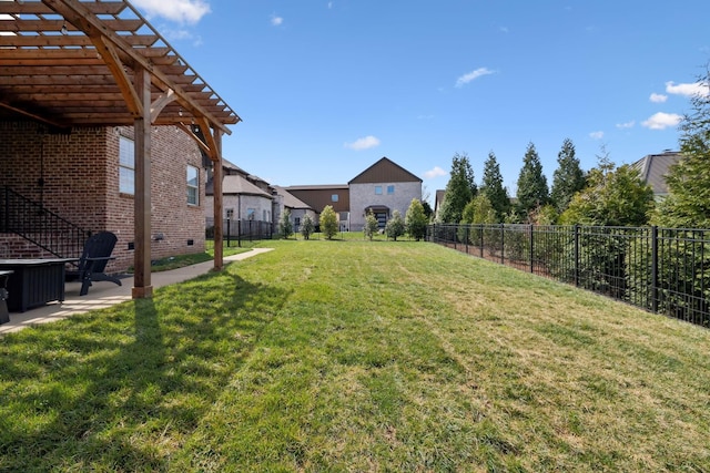 4376 Pretoria Run, Murfreesboro, TN 37128 - view of yard featuring a pergola and a patio