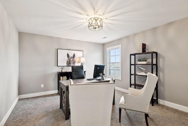 4376 Pretoria Run, Murfreesboro, TN 37128 - office featuring carpet floors and baseboards