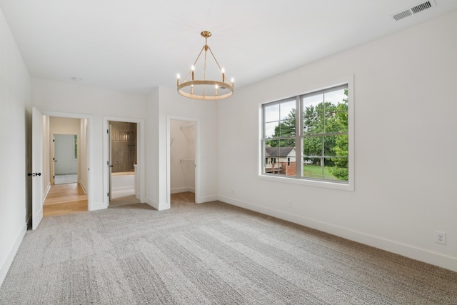 0 Horn Spgs, Lebanon, TN 37087 - unfurnished room featuring a chandelier and light carpet