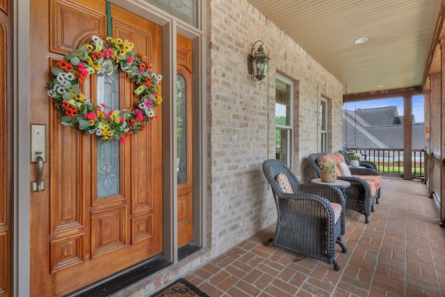 1660 Stokley Ln, Old Hickory, TN 37138 - view of exterior entry with a porch and brick siding