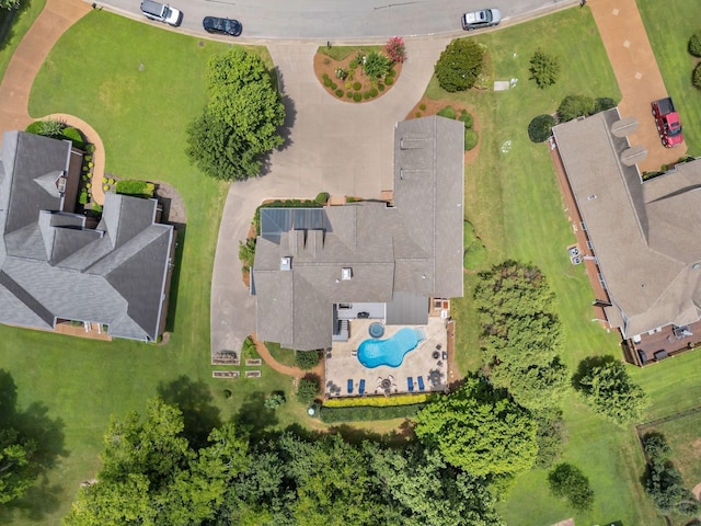 1660 Stokley Ln, Old Hickory, TN 37138 - aerial view of a pool