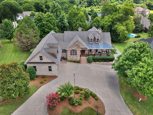 1660 Stokley Ln, Old Hickory, TN 37138 - aerial view of property and surrounding area