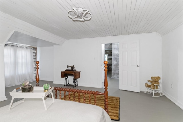 584 Limestone Ave, Lewisburg, TN 37091 - bedroom with vaulted ceiling and wooden ceiling