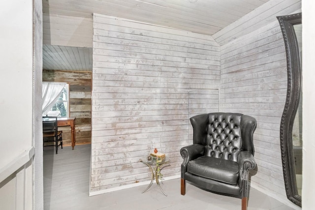 584 Limestone Ave, Lewisburg, TN 37091 - living area with wood walls, wooden ceiling, and wood finished floors