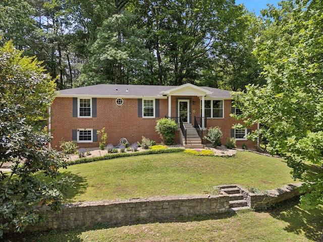1148 Green Valley Dr, Lewisburg, TN 37091 - single story home featuring brick siding and a front lawn