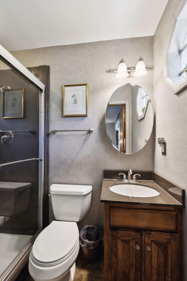 1148 Green Valley Dr, Lewisburg, TN 37091 - bathroom featuring vanity and a stall shower