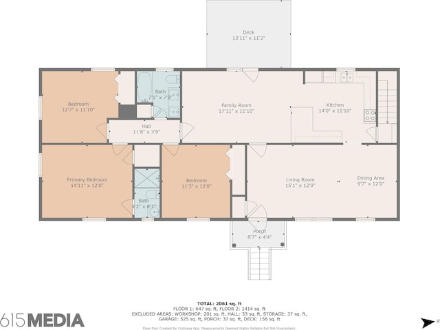 1148 Green Valley Dr, Lewisburg, TN 37091 - view of floor plan / room layout