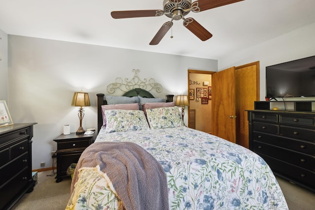 1148 Green Valley Dr, Lewisburg, TN 37091 - carpeted bedroom with ceiling fan and baseboards
