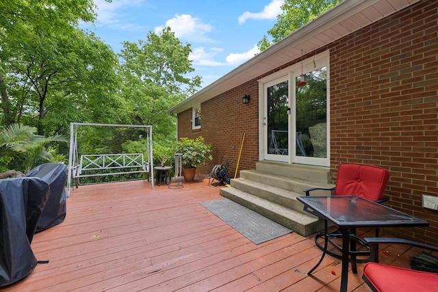 1148 Green Valley Dr, Lewisburg, TN 37091 - deck with entry steps