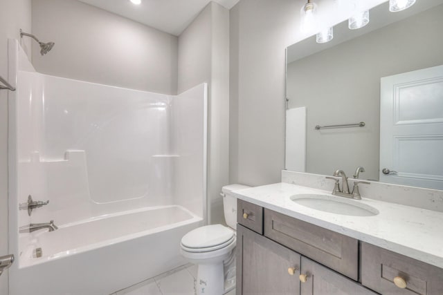 4113 Cile Ct, Murfreesboro, TN 37127 - full bathroom with vanity, shower / tub combination, and tile patterned flooring