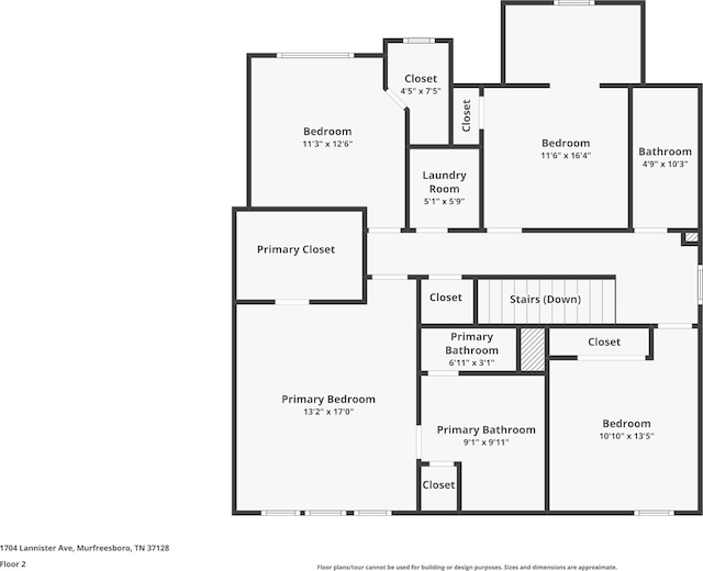 1704 Lannister Ave, Murfreesboro, TN 37128 - view of home floor plan