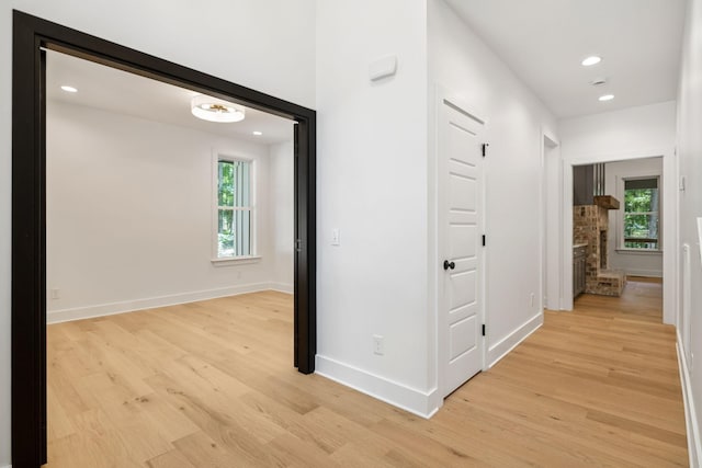1007 Pheasant Ct, Kingston Springs, TN 37082 - hallway featuring light wood-style flooring and recessed lighting