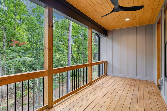 1007 Pheasant Ct, Kingston Springs, TN 37082 - deck with a ceiling fan