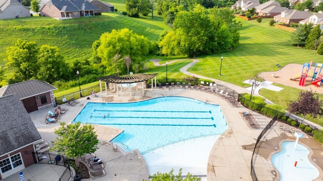 751 Pebble Creek Ln, Lebanon, TN 37090 - community pool featuring a patio area