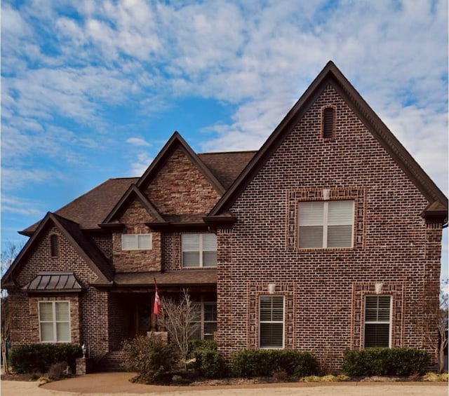 15 Beechwood Ct, Mount Juliet, TN 37122 - view of front facade featuring brick siding and stone siding