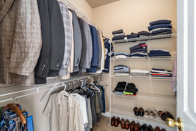 4305 Minette Ct, Mount Juliet, TN 37122 - spacious closet with carpet floors