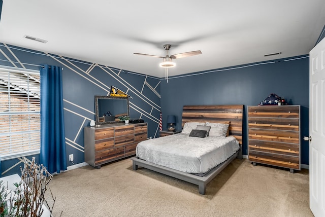4305 Minette Ct, Mount Juliet, TN 37122 - bedroom with carpet and ceiling fan