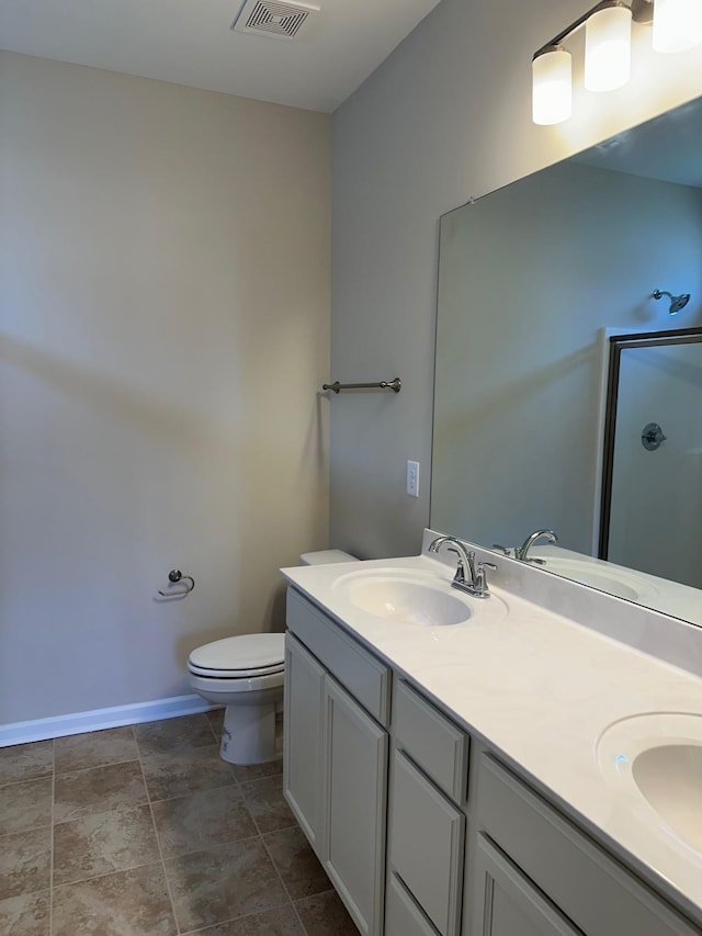 1004 Wiseman Farm Rd, Fairview, TN 37062 - bathroom with double vanity and a shower with shower door