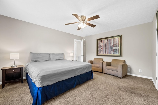 344 Pioneer Dr, Oak Grove, KY 42262 - bedroom featuring carpet flooring and ceiling fan