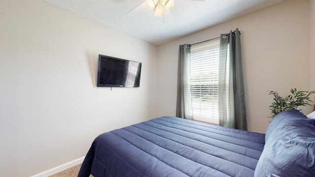 344 Pioneer Dr, Oak Grove, KY 42262 - carpeted bedroom featuring multiple windows and ceiling fan