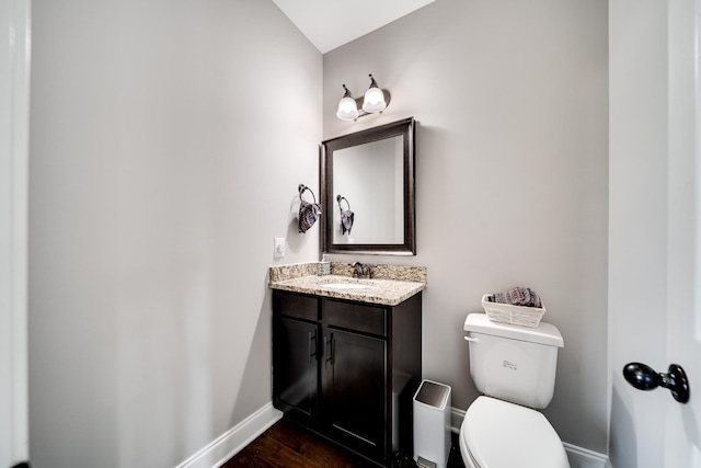230 Fowler Cir, Franklin, TN 37064 - half bath with vanity and wood finished floors