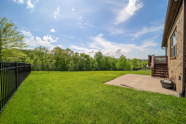 230 Fowler Cir, Franklin, TN 37064 - fenced backyard featuring a patio