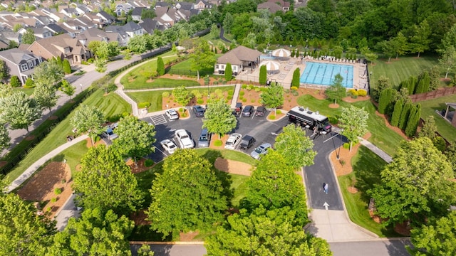 230 Fowler Cir, Franklin, TN 37064 - aerial view of residential area featuring a pool