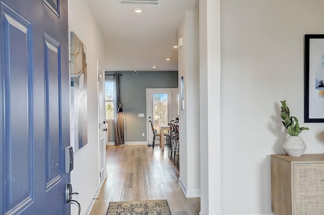286 Subban Ct, Lebanon, TN 37087 - entryway with light wood finished floors and recessed lighting