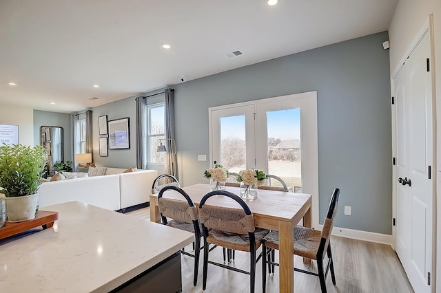 286 Subban Ct, Lebanon, TN 37087 - dining space featuring light wood finished floors and recessed lighting
