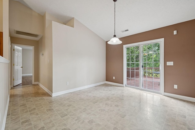 7023 Timber Oak Dr, Mount Juliet, TN 37122 - empty room featuring baseboards and vaulted ceiling