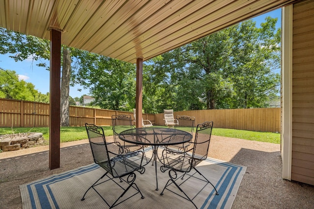 7023 Timber Oak Dr, Mount Juliet, TN 37122 - fenced backyard featuring a patio area and outdoor dining space