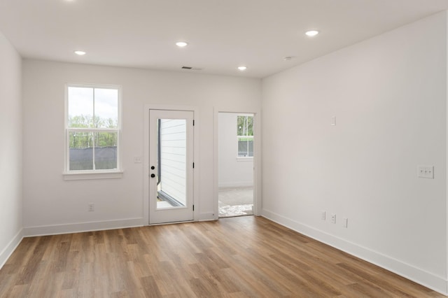 313 Panther Dr, Murfreesboro, TN 37127 - empty room featuring light wood-style flooring and recessed lighting