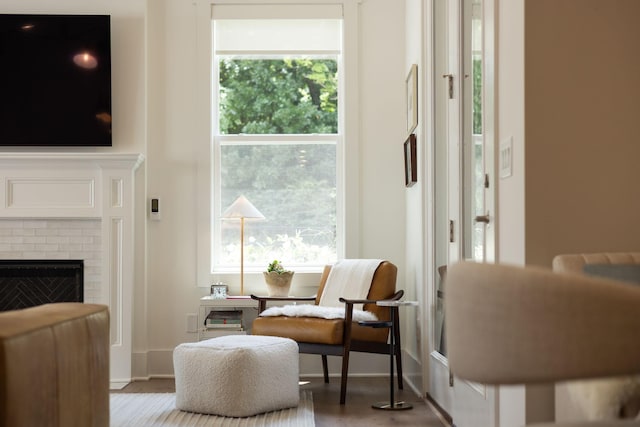 7019 Bolton St, Franklin, TN 37064 - sitting room featuring a fireplace