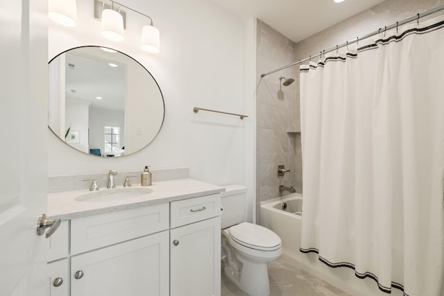 7019 Bolton St, Franklin, TN 37064 - bathroom with vanity and shower / tub combo with curtain