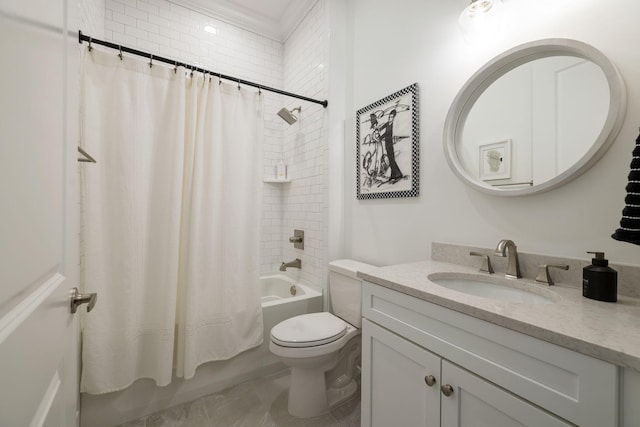 7019 Bolton St, Franklin, TN 37064 - bathroom featuring vanity and shower / bath combo with shower curtain