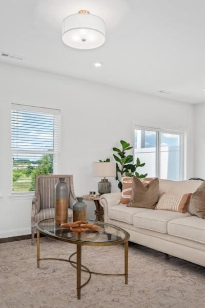 2202 Melk Ln, Columbia, TN 38401 - living area featuring wood finished floors