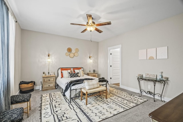 2015 Morgan Ct, Springfield, TN 37172 - carpeted bedroom featuring baseboards and a ceiling fan