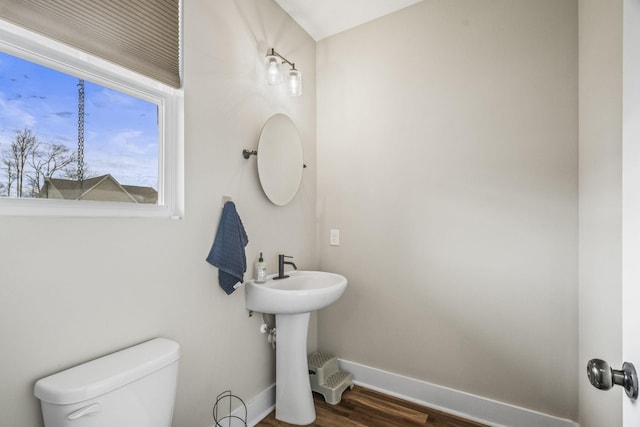 2015 Morgan Ct, Springfield, TN 37172 - bathroom featuring toilet and wood finished floors